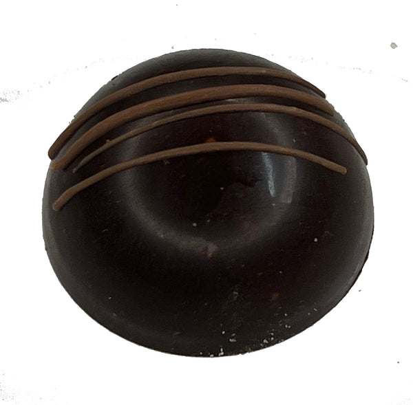 Dark Chocolate, Salt and Almonds Filled Single Piece